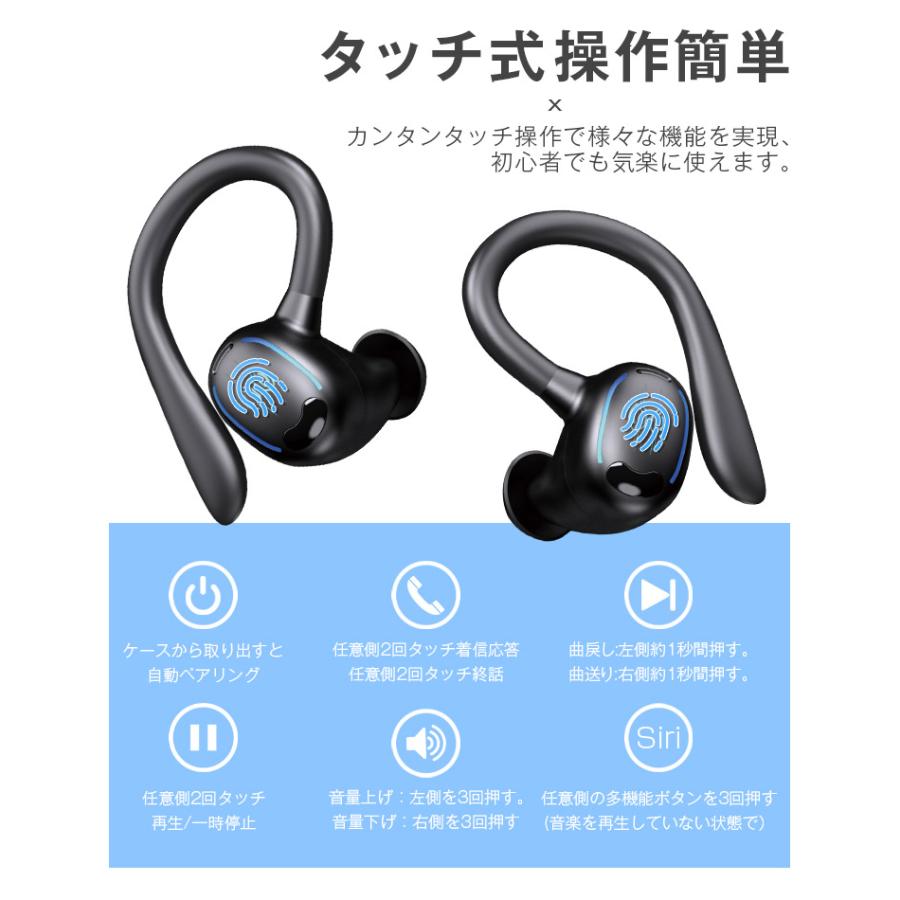 明誠 ワイヤレスイヤホン Bluetooth5.3 HiFiステレオ 左右分離型