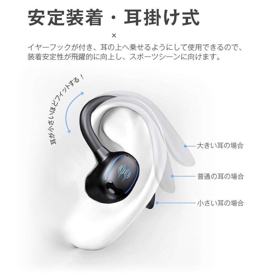 ワイヤレスイヤホン Bluetooth5.3 HiFi ステレオ 左右分離型 片耳/両耳モード ノイズキャンセリング 防水 Siri対応  iPhone/iPad/Android/Windows適用 小型 軽量