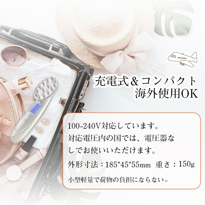 明誠 EmS電動頭皮ブラシ スカルプケア SLUB 頭皮マッサージ 振動ケア