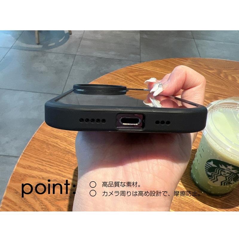 iPhone14/14 Plus/14 pro/14 pro max ケース スマホケース ハイブリッドケース 保護ケース ポリカーボネート ストラップホール付 カメラ保護 iPhoneカバー｜meiseishop｜09