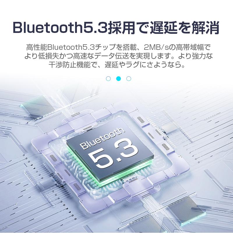 ワイヤレスイヤホン Bluetooth5.3 HiFi 高音質 ハイレゾ 防水 両耳 片耳兼用 小型 軽量 HD通話 充電ケース付き Type-C充電 iPhone14対応 iOS Android｜meiseishop｜05