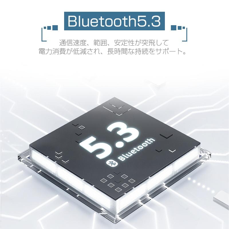 ワイヤレスイヤホン Bluetooth5.3 イヤホン カナル型 完全ワイヤレスヘッドセット ブルートゥース ENCマイク ノイズキャンセリング HiFi高音質 ハイレゾ 防水｜meiseishop｜06