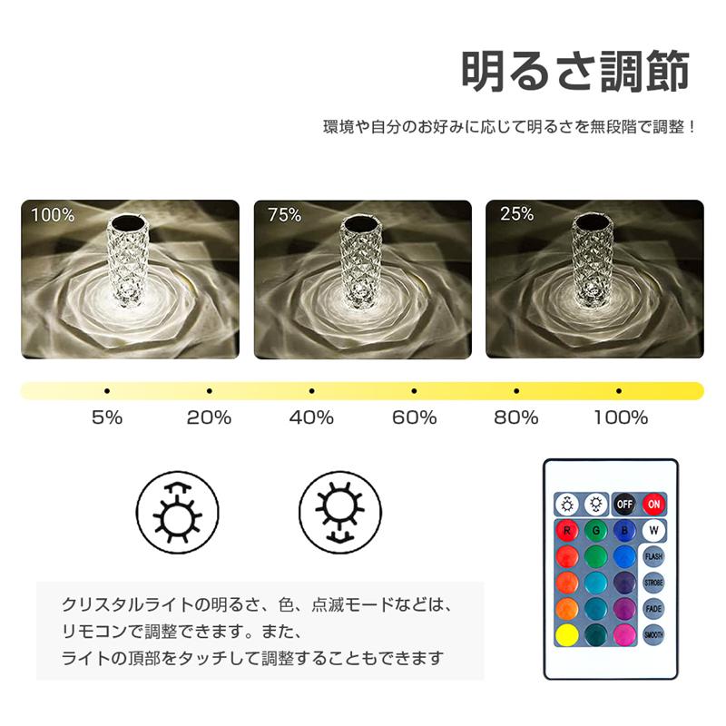最終値下げ 未使用 テーブルライト クリスタル風 gu1b028_04.jpg