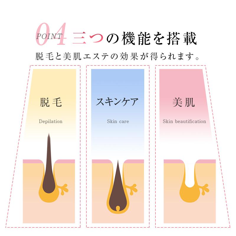 ❤お肌への負担が圧倒的に少なく敏感肌でも安心安全に使える♪❤IPL光脱毛器 明誠 IPL光脱毛器 IPL技術 ツルスベ肌 敏感肌も安心利用 5段階調整