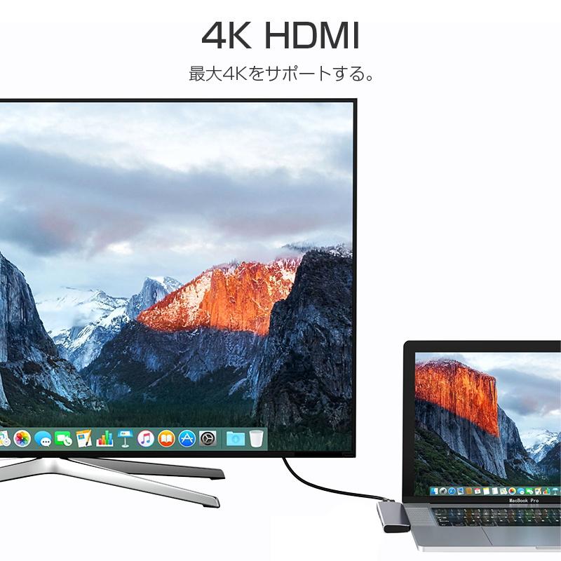 明誠 ドッキングステーション 7in1 高速データ伝送 機能拡張 macBook