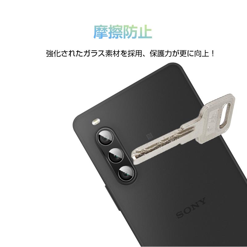 Xperia 10 V SOG11/SO-52D/A302SO カメラ保護フィルム レンズ保護 強化ガラスフィルム カメラ保護フィルム レンズガード アルミ合金枠 硬度9H｜meiseishop｜17