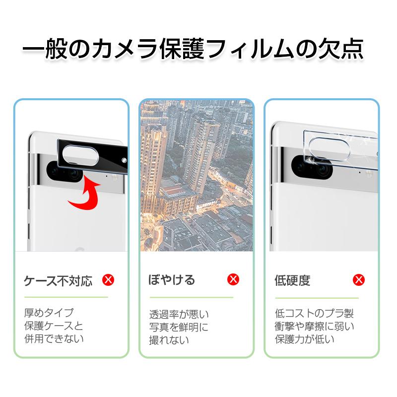 明誠 Google Pixel 8 カメラレンズ保護フィルム 強化ガラス保護シート