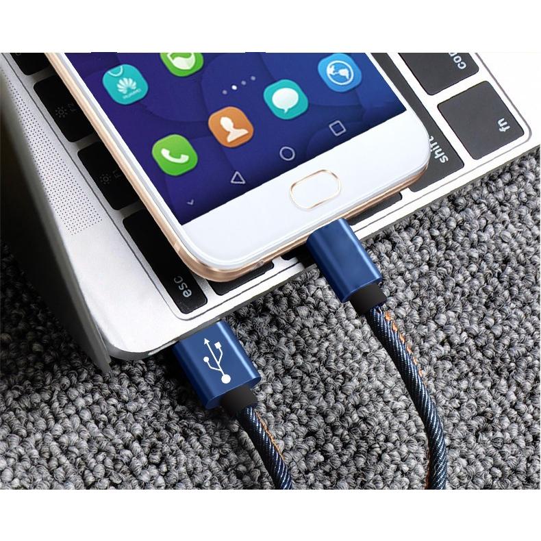 micro USBケーブル マイクロUSB 0.25/0.5/1/1.5m 急速充電ケーブル デニム生地 収納ベルト付き Android用 モバイルバッテリー スマホ充電器 Xperia Galaxy AQUOS｜meiseishop｜19