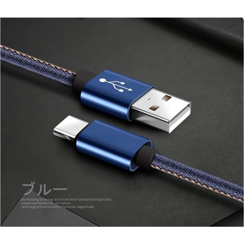 USB Type-Cケーブル iPhone15ケーブル USB Type-C iPhone15 ケーブル 長さ0.25/0.5/1/1.5m デニム生地 収納ベルト付き 高速充電 データ転送 Androidケーブル｜meiseishop｜15