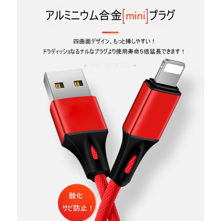 iPhone15ケーブル USB Type-C 3in1 iPhoneケーブル micro USB Android用 Type-C 急速充電ケーブル 高耐久ナイロン モバイルバッテリー 充電器 USBケーブル｜meiseishop｜11