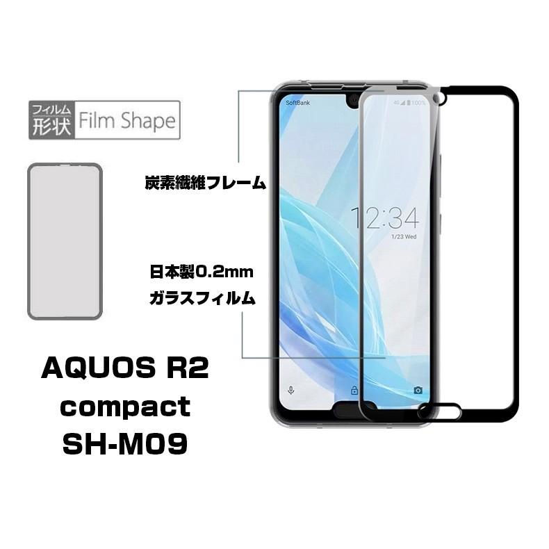 【2枚セット】AQUOS R2 Compact SH-m09 3D全面保護 強化ガラス保護フィルム ソフトフレーム 液晶保護強化ガラスフィル フルーカバー 剛柔ガラス｜meiseishop｜06