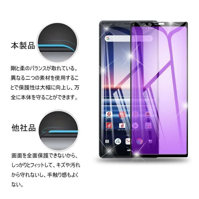 明誠 【2枚セット】Xperia 1 SO-03L ブルーライトカット保護フィルム