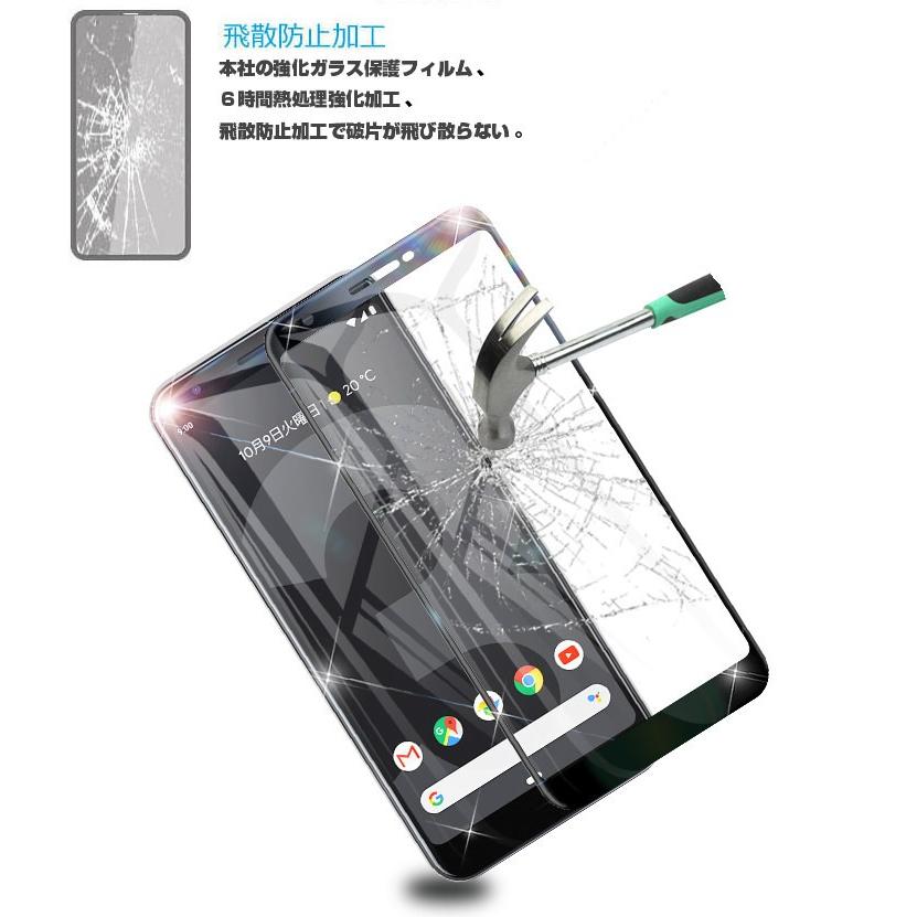 明誠 【2枚セット】Google Pixel 3A XL 強化ガラス保護フィルム Google