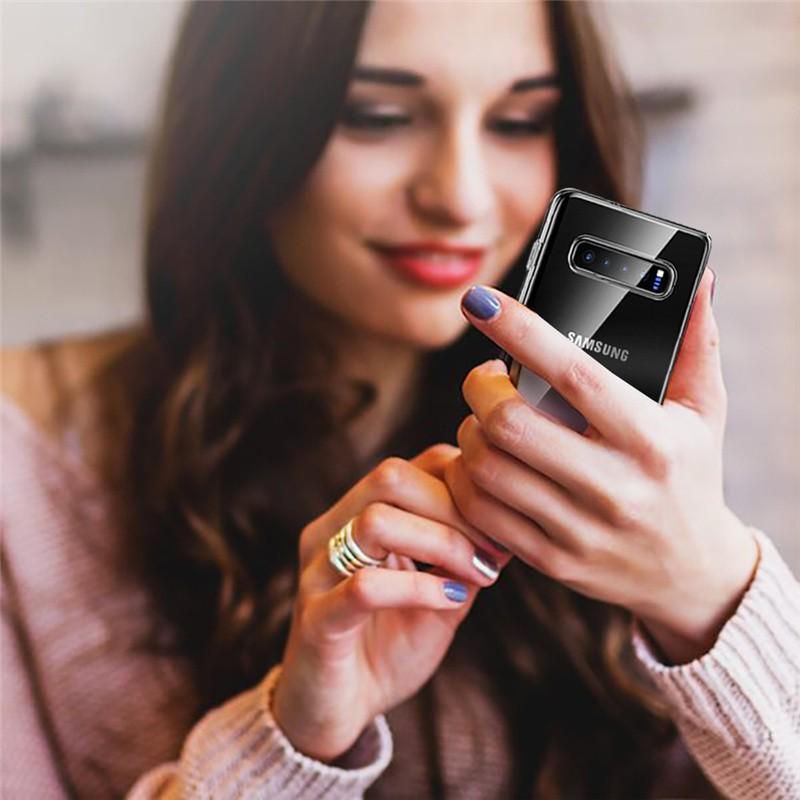 明誠 Galaxy S10 スマホケース カバー 耐衝撃 擦り傷防止 TPU シリコン