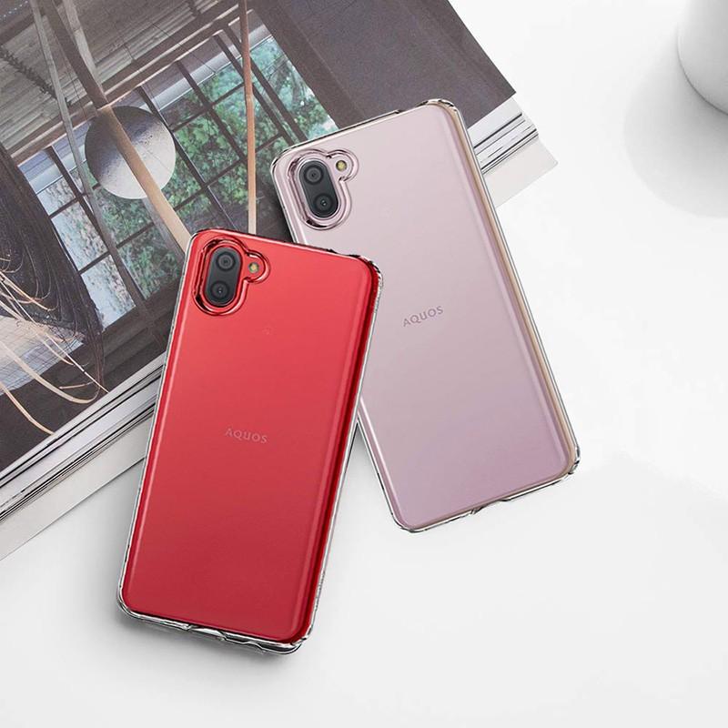 明誠 AQUOS R3 スマホケース カバー スマホ保護 SH-04L 耐衝撃 擦り傷