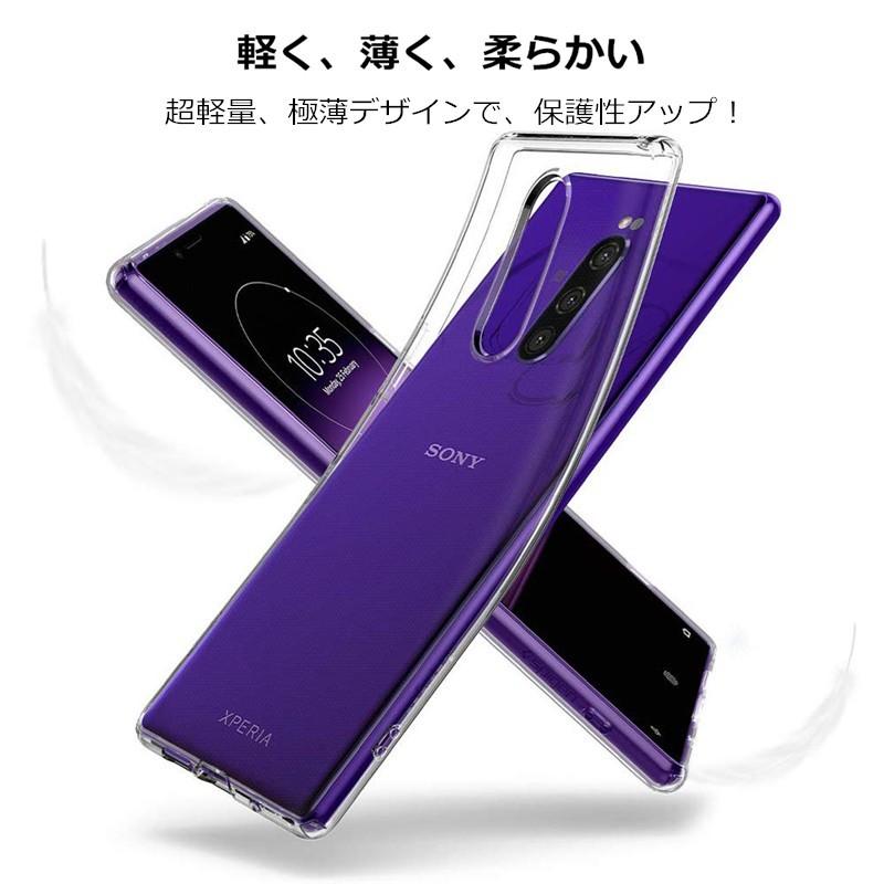 Sony Xperia 1 スマホケース カバー 衝撃吸収 擦り傷防止 TPU シリコン 薄型 Qi充電対応 軽量 ソフト クリア 透明 黄変防止 滑り止め 穴位置ピッタリ 柔軟｜meiseishop｜16