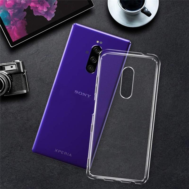 Sony Xperia 1 スマホケース カバー 衝撃吸収 擦り傷防止 TPU シリコン 薄型 Qi充電対応 軽量 ソフト クリア 透明 黄変防止 滑り止め 穴位置ピッタリ 柔軟｜meiseishop｜05