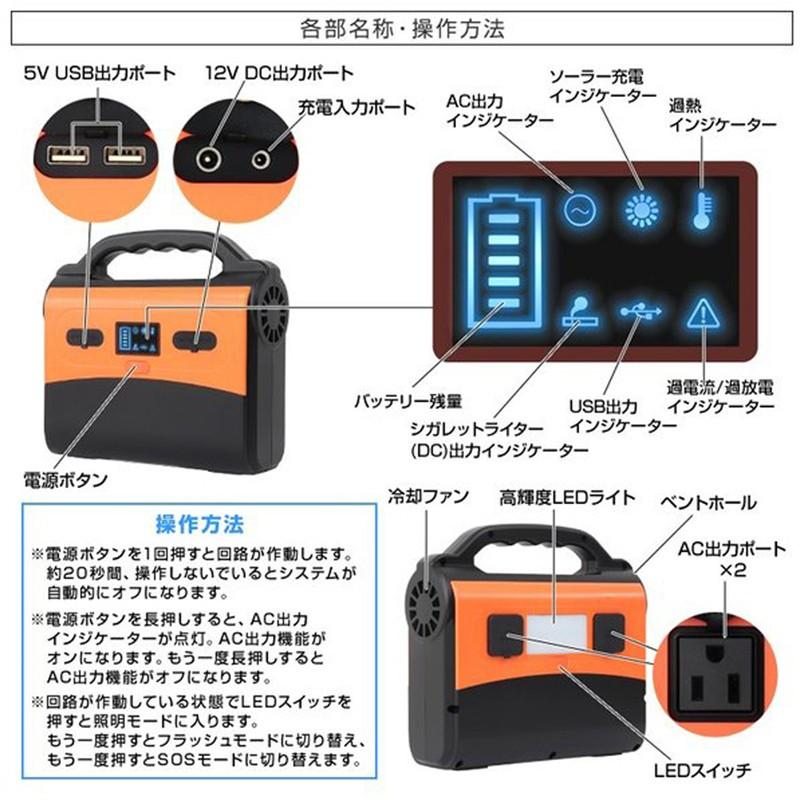 ポータブル電源 大容量45000mAh/167Wh スマホ充電 充電器 緊急電源 車中泊 キャンプ 防災 アウトドア 防災グッズ 災害用電 非常用電源 品質保証 PSE認証済｜meiseishop｜17