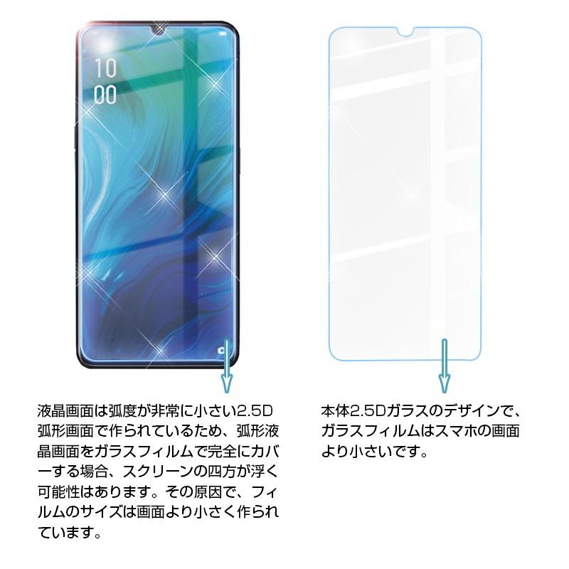 明誠 【2枚セット】OPPO Reno A 128GB CPH1983 画面保護強化ガラス