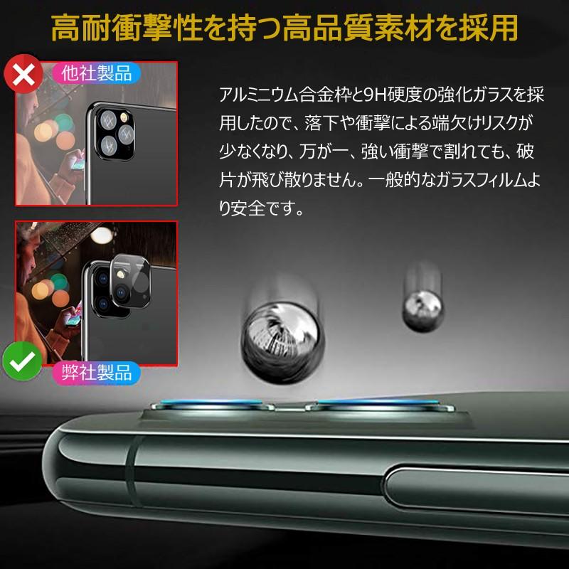 iPhone12/12mini/12pro/12promax/11/11pro/11pro max 強化ガラス保護フィルム カメラ保護フィルム 自動吸着 カメラフィルム 硬度9H 3D｜meiseishop｜04