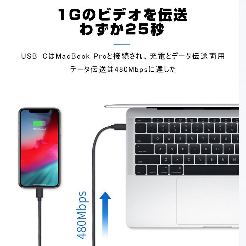 Type C to iPhone ケーブル  iPhone14 / 13 /12/12Pro/12Pro Max /11/XR/ 8 PD対応 充電器 1メートル 高速充電 データ同期 PD急速充電 ナイロン編み データ伝送｜meiseishop｜12