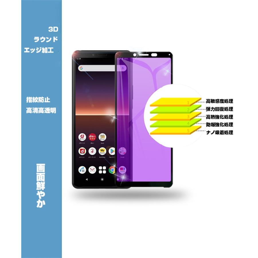 明誠 【2枚セット】Xperia 10 II SOV43 / SO-41A / A001SO ブルー