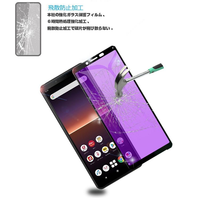 明誠 【2枚セット】Xperia 10 II SOV43 / SO-41A / A001SO ブルー