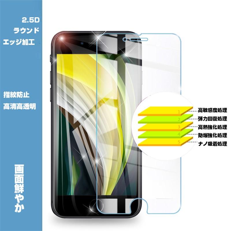 【2枚セット】iPhone SE 第3/2世代 強化ガラス保護フィルム iPhone7 iPhone8 アップル 液晶保護ガラスシート 画面保護フィルム 保護シール スクリーンフィルム｜meiseishop｜10