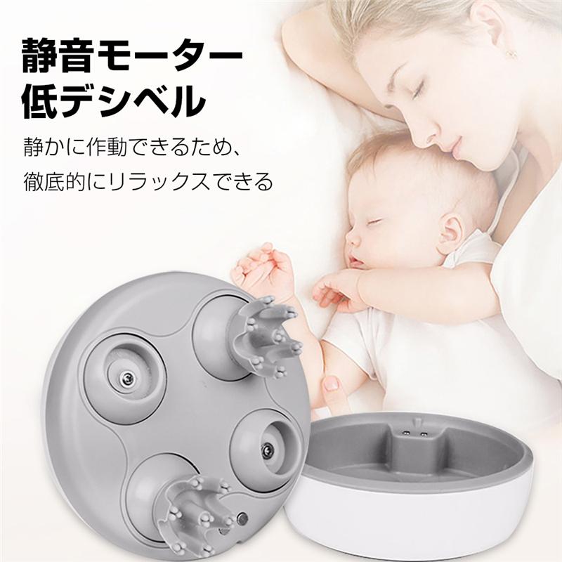 明誠 ヘッドマッサージャー 頭皮ブラシ 頭皮マッサージャー ヘッド