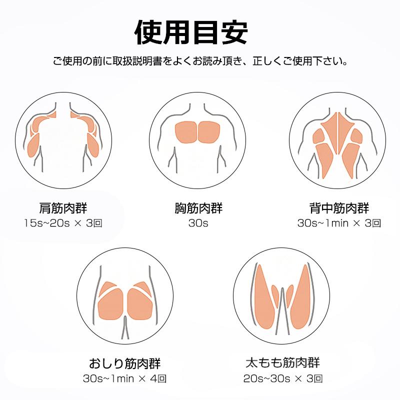 明誠 筋膜リリース電動マッサージ器 マッサージガン ハンディ