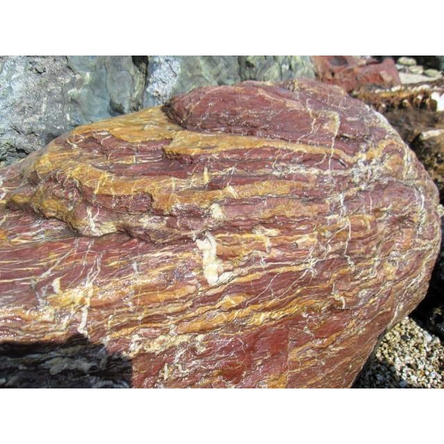 赤石 庭石 景石 銘石 自然石 和風 庭園 飾り石 天然石 石庭 : 銘石