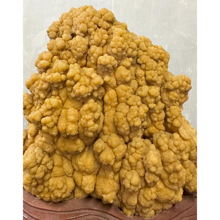 大自然が作り出した唯一無二の神秘な石 鍾乳石 【41】 高さ約29cm 希少 自然石 盆石 stalactite 台付き 天然石 鑑賞石 飾り石 鍾乳洞 景石の画像