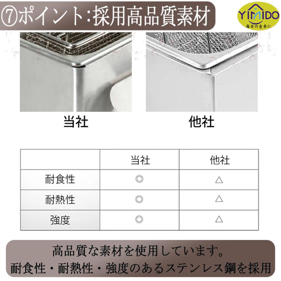 YiMiDO 電気フライヤー 二槽式 大容量 4/6/12L 卓上フライヤー YiMiDO 電気フライヤー 二槽式 大容量 4/6/12L 卓上フライヤー