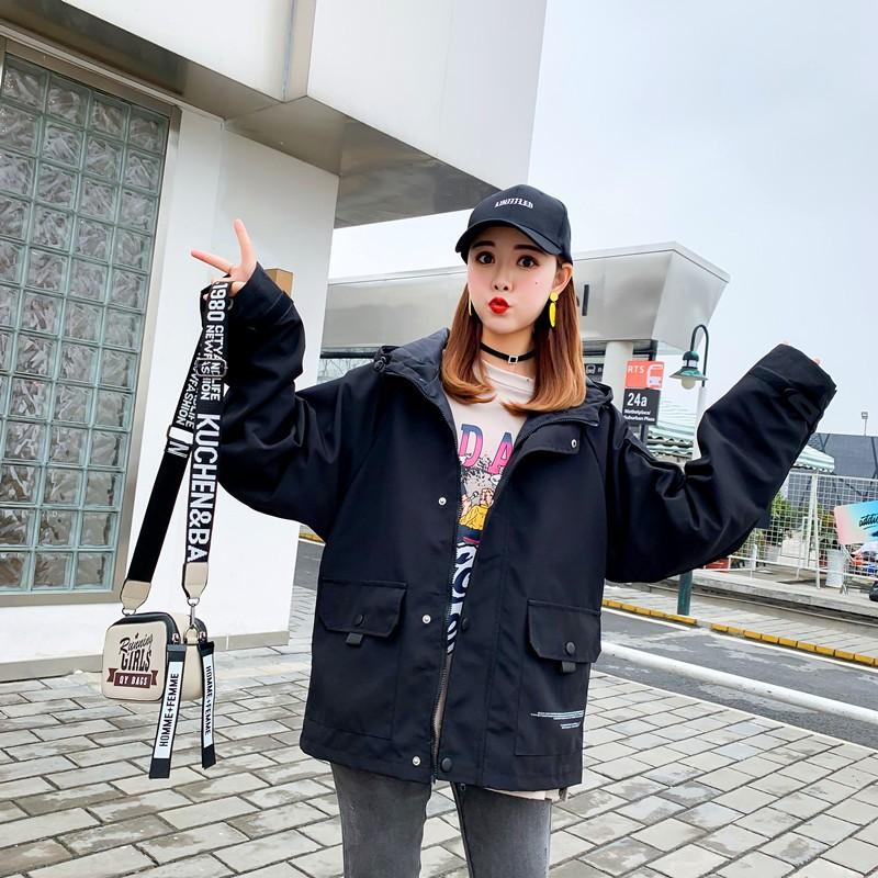 マウンテンパーカー レディース ウィンドブレーカー アウトドア パーカー フード付き ミリタリージャケット スタジャン ブルゾン ジャンパー1015 1015 メイシンファッションヤフー店 通販 Yahoo ショッピング