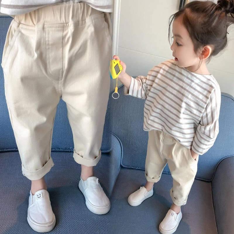 子供服 女の子 男の子 パンツ ボトム キッズ 春 新作 ズボン ジュニア 韓国 ファッション シンプル コーデ おしゃれ かわいい 子ども 1295 1295 メイシンファッションヤフー店 通販 Yahoo ショッピング