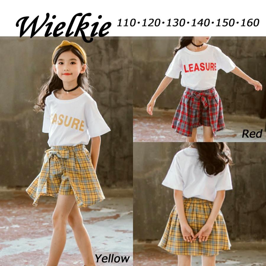子供服 セットアップ 女の子 夏 新作 半袖 キッズ 韓国 ファッション 子ども Tシャツ トップス パンツ チェック柄 インスタ かわいい おしゃれ 1324 1324 メイシンファッションヤフー店 通販 Yahoo ショッピング