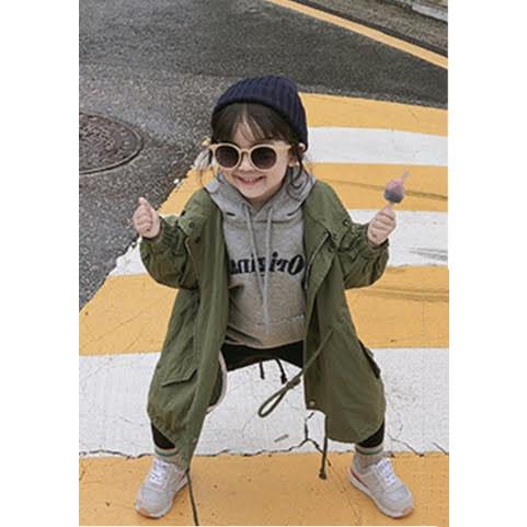 ウインドブレーカー マウンテンパーカー キッズ 春 新作 アウター ジャケット ブルゾン ジャンパー 女の子 インスタ映え モッズコート ハイカラー1437 1437 メイシンファッションヤフー店 通販 Yahoo ショッピング