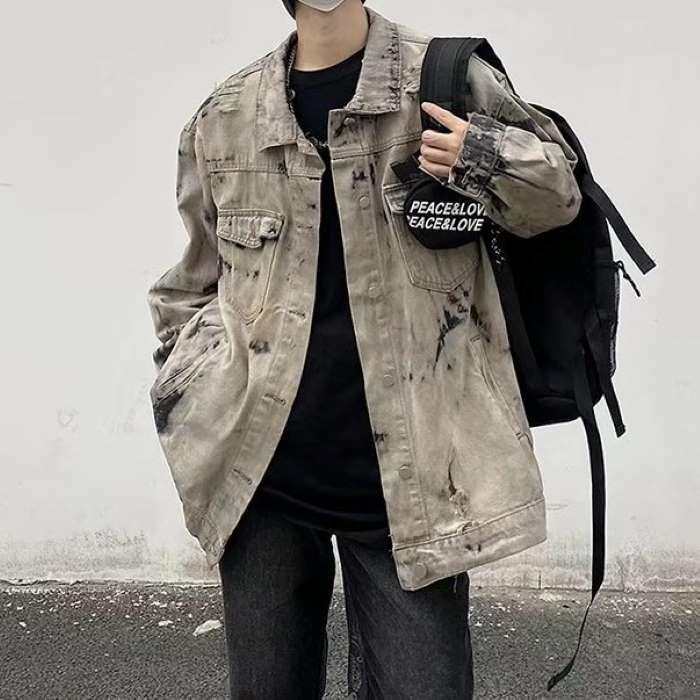 正規販売店 ジャケット 数量限定 残りわずか 在庫切れの可能性あり デニム ジャケット メンズ ダメージ加工 春 秋 アウター トレンド 韓国 原宿 モード ストリート 高校生 中学生 10代 代 ファッション オシャレ Www Threeriversofs Com