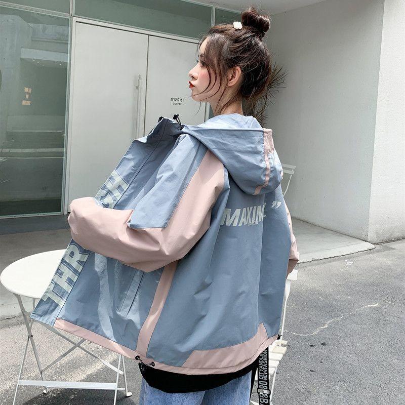 マウンテンパーカー レディース おしゃれ ウインドブレーカー ジャンパー アウター 韓国 ファッション 10代 代 高校生 通学 大きいサイズ 51 51 メイシンファッションヤフー店 通販 Yahoo ショッピング