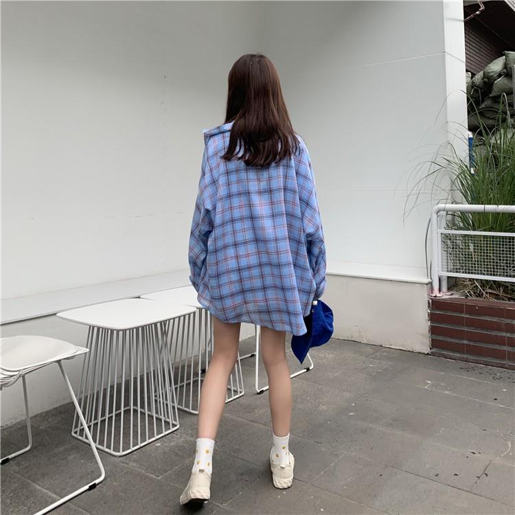 チェック シャツ タータンチェック 韓国 ファッション レディース トップス 10代 代 高校生 リバーシブル 2255 2255 メイシンファッションヤフー店 通販 Yahoo ショッピング