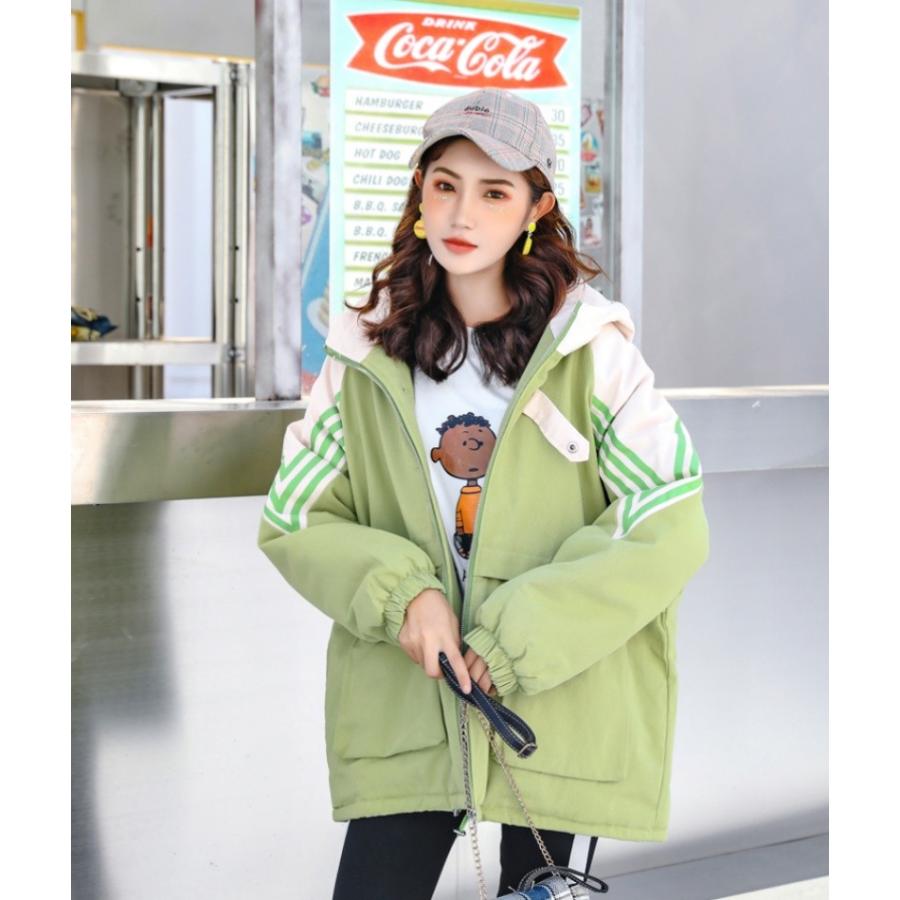 マウンテンパーカー レディース おしゃれ 冬 ウインドブレーカー 高校生 10代 代 韓国 ジャケット 2360 半額品