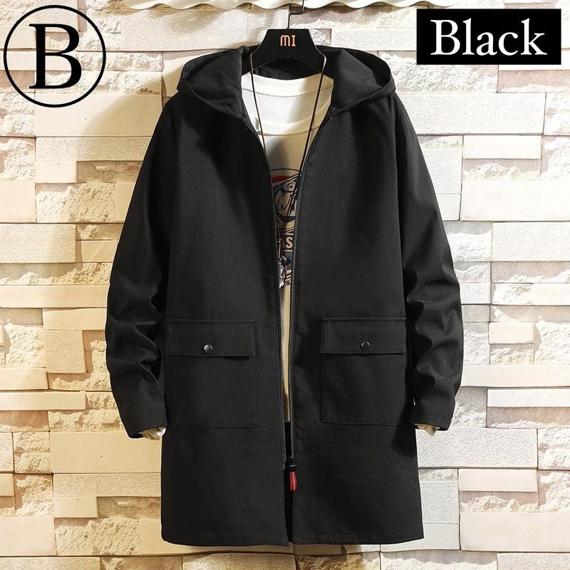 ジャケット メンズ 冬 おしゃれ パーカー アウター 中学生 高校生 10代 代 ロング丈 ジャンパー 大きいサイズ 2424 2424 メイシンファッションヤフー店 通販 Yahoo ショッピング