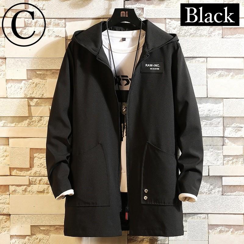ジャケット メンズ 冬 おしゃれ パーカー アウター 中学生 高校生 10代 代 ロング丈 ジャンパー 大きいサイズ 2424 2424 メイシンファッションヤフー店 通販 Yahoo ショッピング