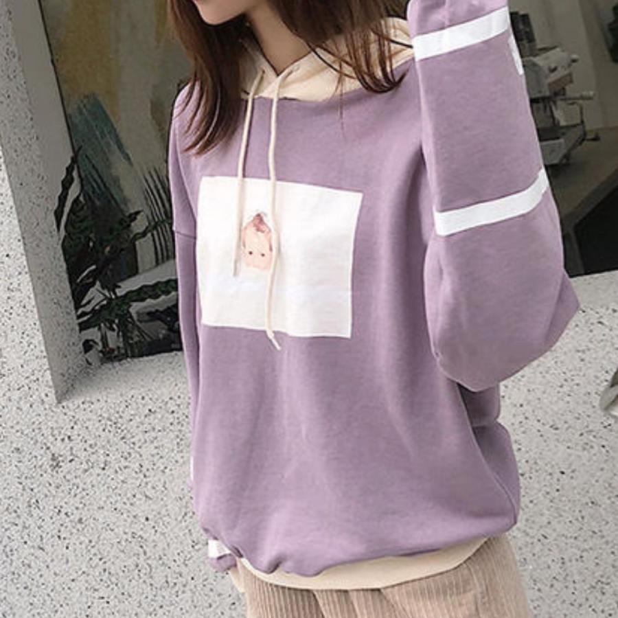 パーカー レディース 10代 中学生 高校生 10代 ファッション キャラクター かわいい セーター トップス 大きいサイズ ゆったり おしゃれ 冬 2604 2604 メイシンファッションヤフー店 通販 Yahoo ショッピング