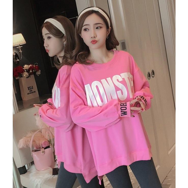 中学生 高校生 ファッション 韓国 10代 トップス レディース ロンt 長袖 秋 冬 春 ダンス 大きいサイズ オーバーサイズ ダンス ヒップホップ オルチャン 2809 2809 メイシンファッションヤフー店 通販 Yahoo ショッピング