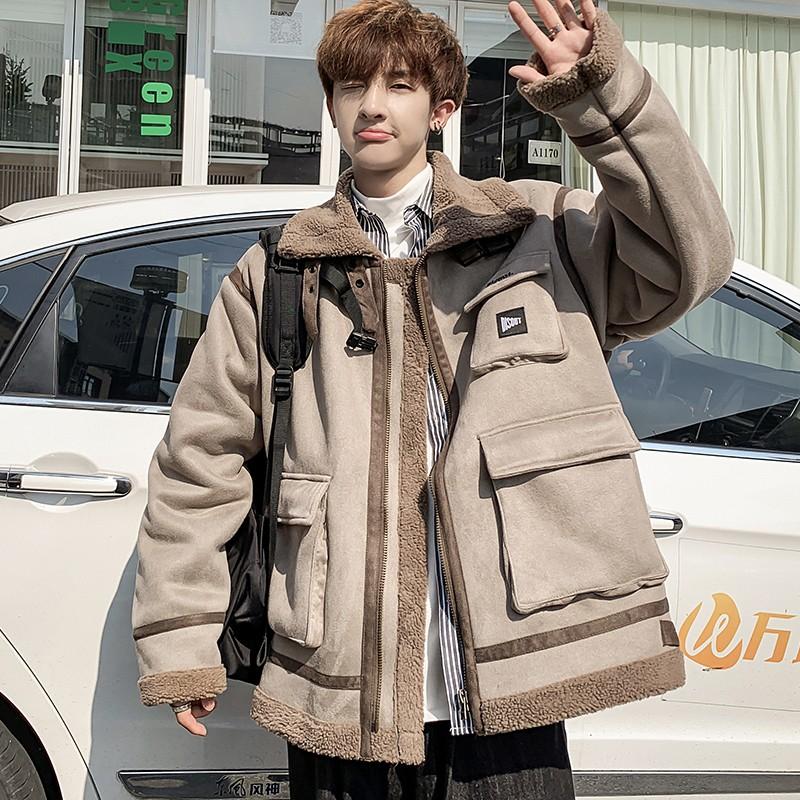 ボアジャケット ボアブルゾン メンズ 高校生 10代 代 中学生 韓国 ファッション アウター ジャンパー おしゃれ あったかい 冬 大きいサイズ 3103 3103 メイシンファッションヤフー店 通販 Yahoo ショッピング