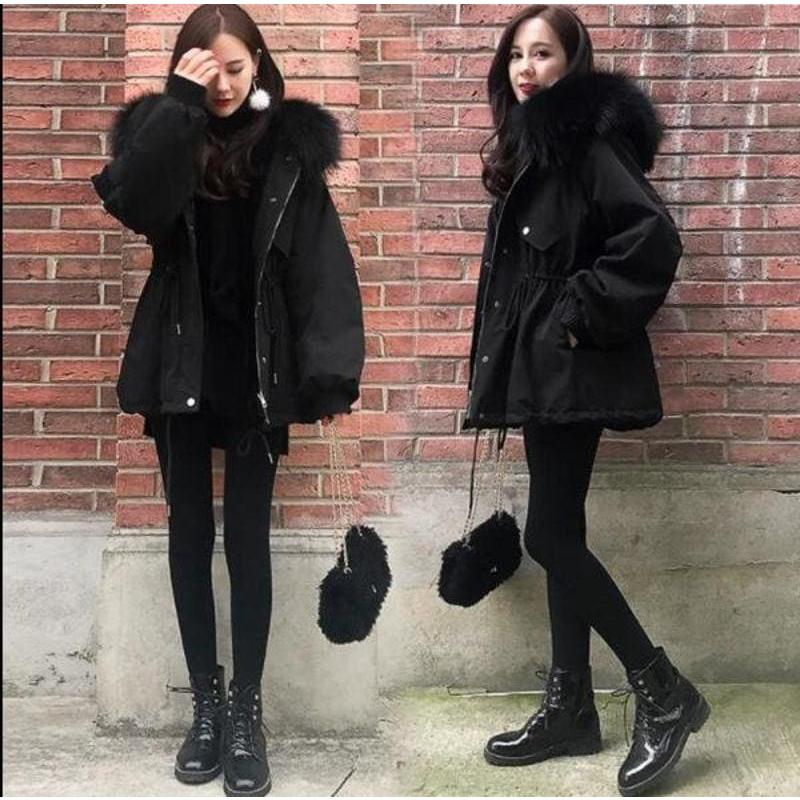 ボリューム ファー コート モッズコート レディースジャケットアウター 高校生 学生 10代 代 おしゃれ 冬 3231 3231 メイシンファッションヤフー店 通販 Yahoo ショッピング