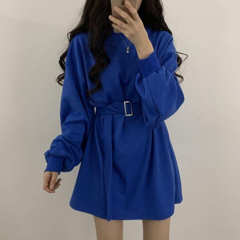 高校生 10代 代 ファッション ワンピース レディース 長袖 春 秋 おしゃれ 黒 ブラック ニットワンピ ショート丈 4031 4031 メイシンファッションヤフー店 通販 Yahoo ショッピング