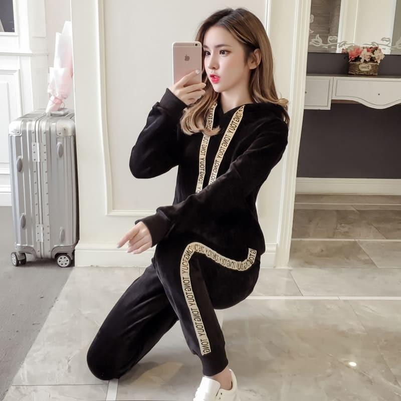 高校生 中学生 ファッション 10代 代 セットアップ ジャージ レディース スウェット上下セット 長袖 カジュアル 運動会 トレーニングウェア 4992 4992 メイシンファッションヤフー店 通販 Yahoo ショッピング