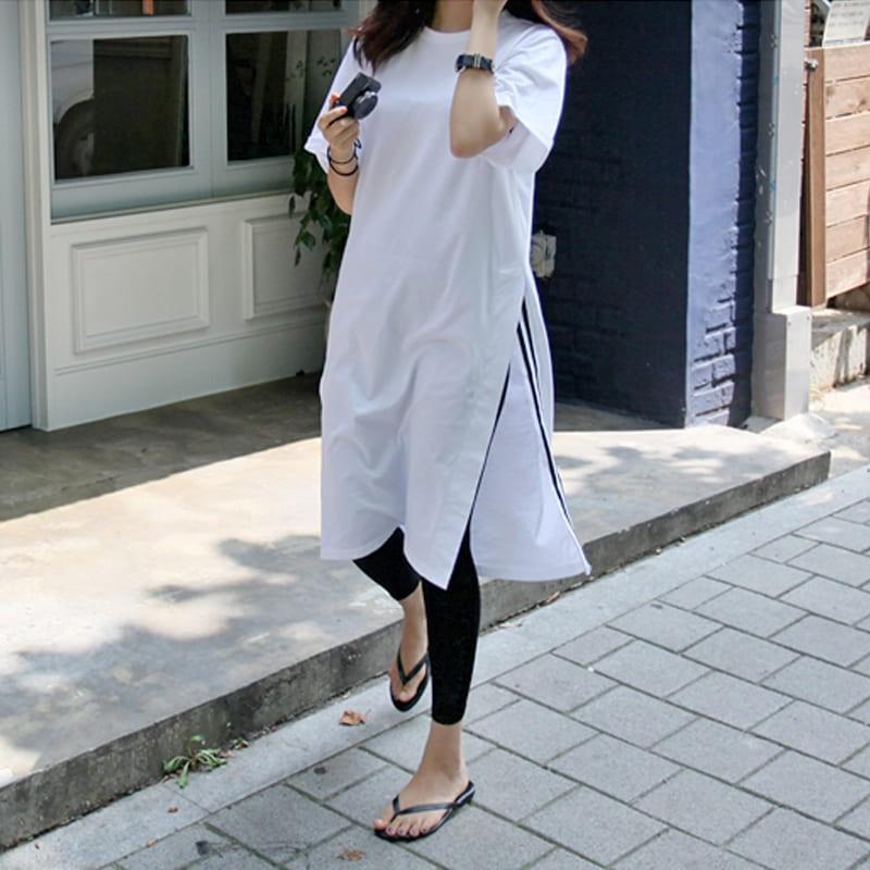 レディースファッション 室外 ワンピース 代 30代 40代 高校生 レディース 半袖 韓国 ファッション ロングワンピース おしゃれ 大きいサイズ スリット オルチャン 春 夏 秋 5216 S0s5xddnnv Www Kbdav Ac In